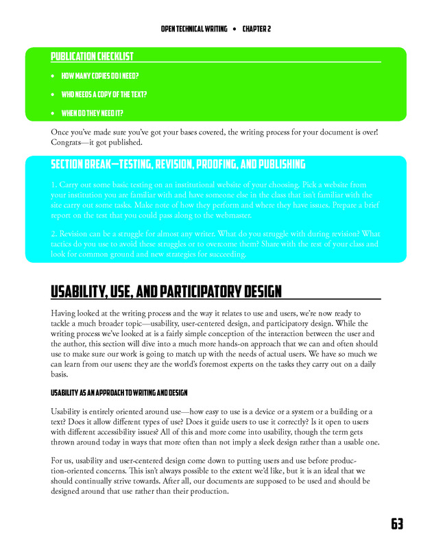 Open Technical Writing - New Page